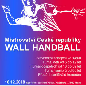 Mistrovství ČR Wall Handball 2018